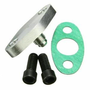 Kit adaptador de brida de drenaje de aceite turbo AN4 4AN montaje T3 T4 T04E EE. UU. - Imagen 1 de 6