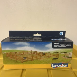 Bruder 62604 Pasture fence BROWN 1:16 scale white fencing fences set horse pony - Picture 1 of 6
