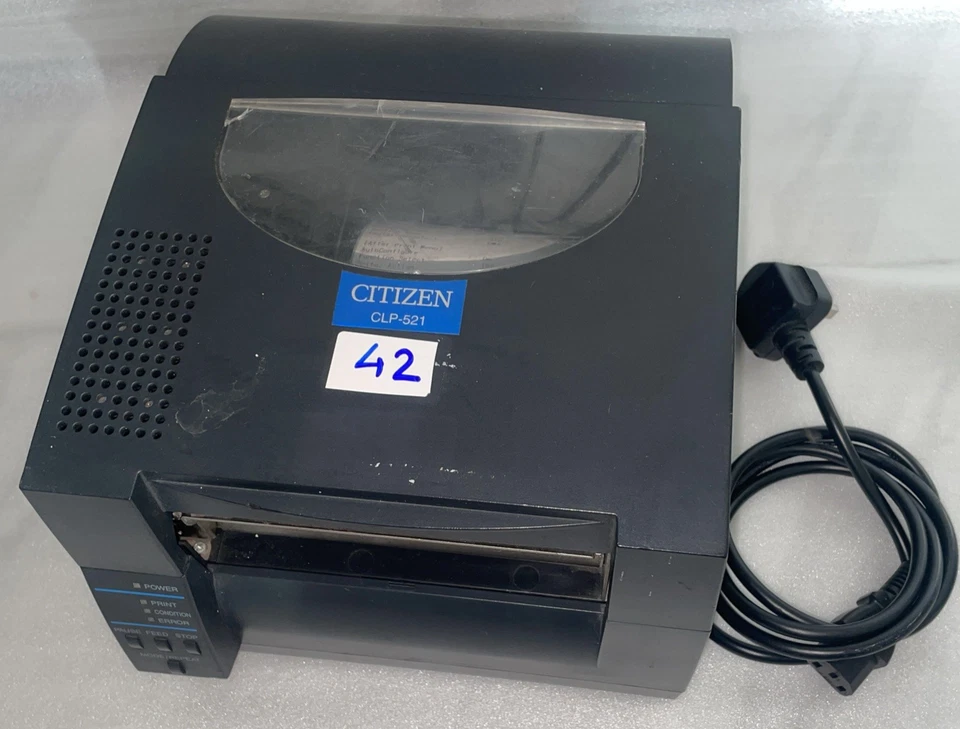 Citizen CLP-521 JM10-M01 Industrial Desktop USB Label Printer (42) - Image 1 of 4