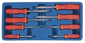 Genius Tools 8 Piece Metric Wobble Hex Screwdriver Set - HS-5708MW - Picture 1 of 1