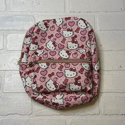 Sanrio Hello Kitty Mini Backpack NWT 10 Inches Pink AOP - Image 1 of 4