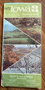 Iowa Highway Map Vintage 1972 Gov Robert Ray A Place To Grow - Bild 1 von 4