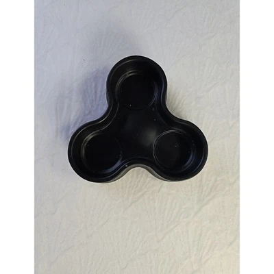 Candelabro negro IKEA STRÄNNNÄS para 3 Tealights moderno minimalista Foto 1 de 3