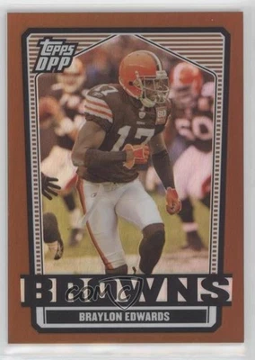 2007 Draft Picks and Prospects (DPP) Chrome Bronze Refractor Braylon Edwards - Image 1 of 2