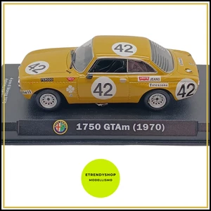 Alfa Romeo GTaM 1750 24 Stunden Monza 1970 Modelle Maßstab 1/43 gelbe Sammlung - Bild 1 von 6