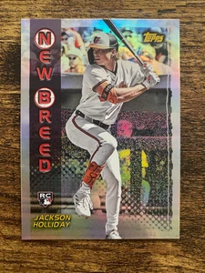 JACKSON HOLLIDAY 2024 TOPPS NEW BREED ROOKIE CARD, BALTIMORE ORIOLES - Picture 1 of 1