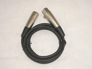 PHILMORE 71-1570 6FT MICROPHONE MIKE EXTENSION CABLE 3 PIN XLR MALE TO FEMALE - Picture 1 of 2