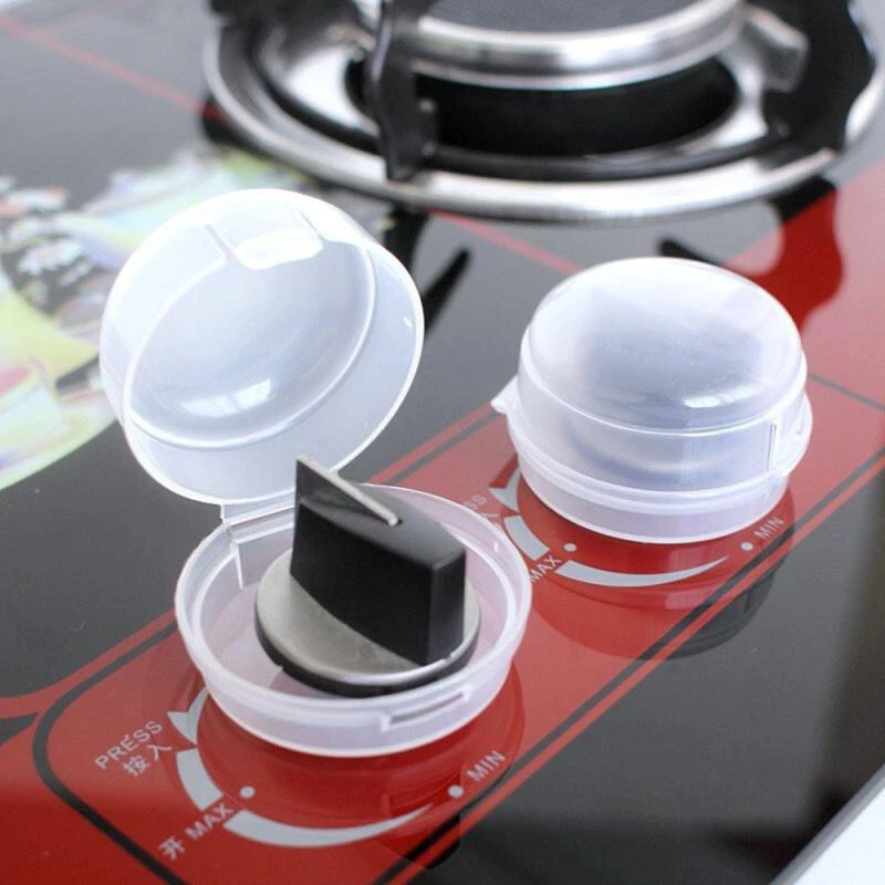 4pcs Stove & Oven Knob Safety Cover Gas Baby Kids Proof Stove Lock Safe - image 1 of 4
