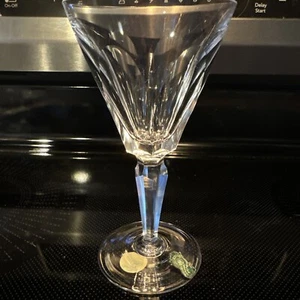 Vintage Waterford Kristall Sheila Claret Weinkelch Neu aus altem Lagerbestand Aufkleber 6 1/2" - Bild 1 von 3