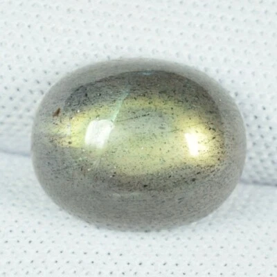 5.10  ct  GRAY GREEN POWER  SADE OF NATURAL LABRADORITE - ANDESINE  CAB  See NL - Image 1 of 2
