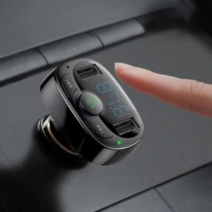 Baseus T typed S-09A wireless MP3 car charger Black - Zdjęcie 1 z 1