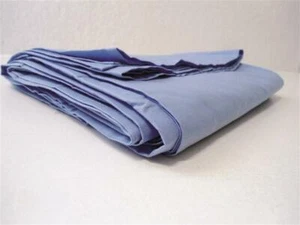 LENZUOLA SOTTO LETTO MATRIMONIALE IN COTONE AUREA ATRIVM AZZURRO 240x270 - Imagen 1 de 1