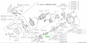 Anlasser Motorwelle, Ritzel für: Nissan Skyline R32 GTR BNR32 89-94 - Bild 1 von 1