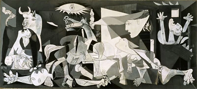 PABLO PICASSO GUERNICA CUBISM SURREALISM ART GICLEE PRINT FINE CANVAS - Image 1 of 3