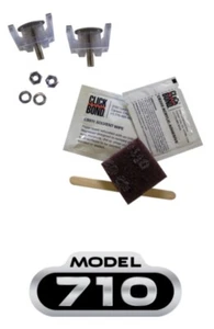 JW Speaker 710 Work Light Mount Hardware Kit Clickbond 8mm X 40mm 8200501 (J) - Picture 1 of 4