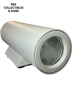 Arandela de parede DALS Lighting LEDWALL-A-SG redonda cinza prata com lente fosco - Imagem 1 de 4
