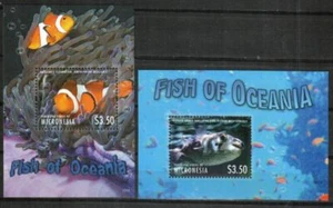 Micronesia Stamp 1030-1031 - Fish of Oceania - Picture 1 of 1