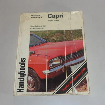 Manual de Reparación Ford Capri I 1300 1600 2000 / II Etc. 1968 - Imagen 1 de 2