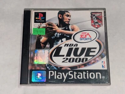 NBA Live 2000 PS1 Playstation 1 Rare Video Game Vgc With Manual  - Image 1 of 3