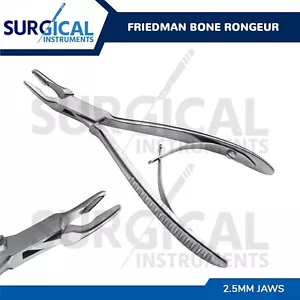 Instrumento dental quirúrgico Friedman Bone Rongeur 2,5 mm mandíbulas 5,50" grado alemán - Imagen 1 de 6