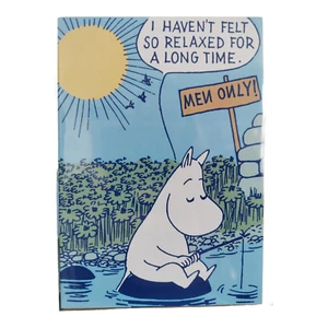 Klassische Retro Mumin Grußkarte für Ihn Angeln Männer nur Vatertag Karten - Bild 1 von 1