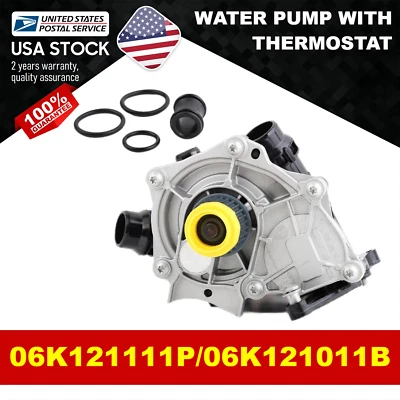 06K121011B For 2013-2019 Volkswagen Beetle Jetta Passat Water Pump 06K121111P - Image 1 of 4