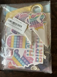 Pop It Fidget Toy Birthday Party Decor, Balloons, Banner, Cake Topper, Cupcakes - Picture 1 of 6