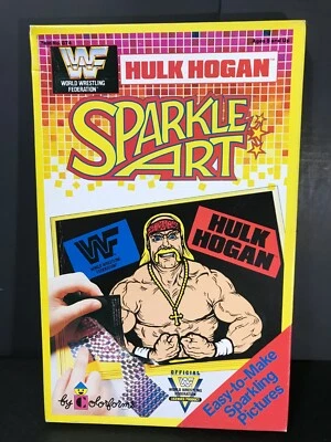 Hulk Hogan Sparkle Art World Wrestling Federation Never Opened New - Image 1 of 4