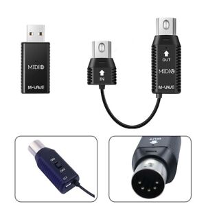 MIDI Adapter System Wireless Connection Low Latency Long Distance Range