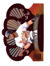 2000 Pacific Crown Royale Red  Albert Belle #17 Baltimore Orioles