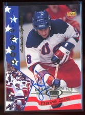 1995 Signature Rookies Miracle on Ice Signatures #31 Dave Silk 1880/2000  *12562