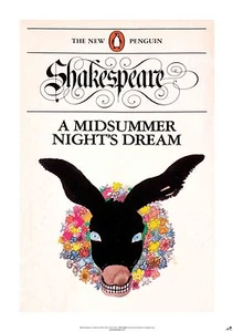 A MIDSUMMER NIGHT'S DREAM New Poster of Classic Book Cover (A1 Size) - Imagen 1 de 1