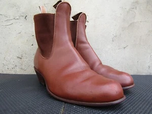 Vintage RM Williams Boots Bushman Brown Cuban Australia Size Aus 8 G | US 9 - Picture 1 of 8