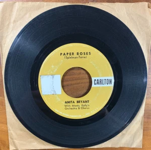 Anita Bryant, Paper Roses / Mixed Emotions, 7" 45rpm 1960 - Picture 1 of 2