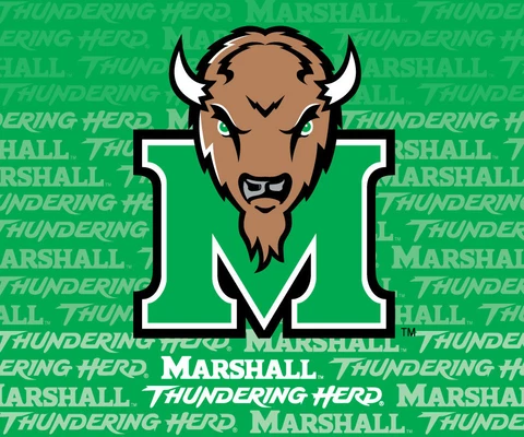 MARSHALL 5"X 6" REPEAT DESIGN MAGNET-THUNDERING HERD CAR MAGNET-NEW FOR 2016 Cover