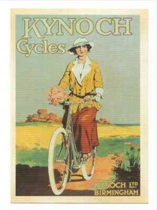 Postal de reproducción de anuncios Kynoch Cycles Kynoch LTD Birmingham - Imagen 1 de 2