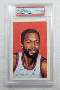 EARL MONROE Signed LE Center Court Postcard-NEW YORK KNICKS-PSA Slabbed - Picture 1 of 6