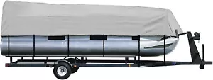 Icover Trailerable Pontoon Boat Cover, Fits 17 to 20Ft Long & Beam Width up to 1 - Picture 1 of 7