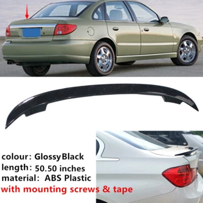 Fit For Saturn L200 L300 2001-2005 Black Rear Trunk Spoiler Sport Wing Universal Foto 1 de 4