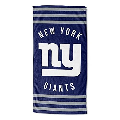 NFL New York Giants Beach Towel, 30" x 60", Stripes Cover