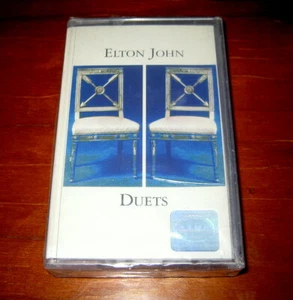 ELTON JOHN - DUETS Made in Bulgaria cassette Bulgarian Edition 1996 Rare New - Picture 1 of 4