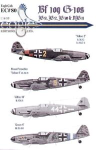 Eagle Cal 32080 1:32 Messerschmitt Bf-109G-10