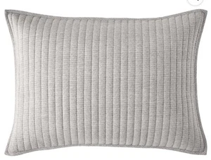 2 Mainstays Extra Soft King Size Pillow Shams Jersey Channel Pillowcases Grey - Picture 1 of 4