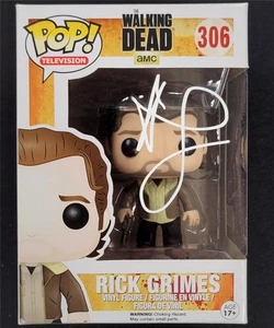 Andrew Lincoln signiert Rick Grimes Funko Pop! 306 Walking Dead Auto Beckett BAS - Bild 1 von 6