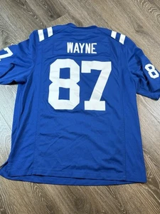 Camiseta Nike On Field Reggie Wayne #87 Indianapolis Colts para hombre talla XL azul NFL - Imagen 1 de 9