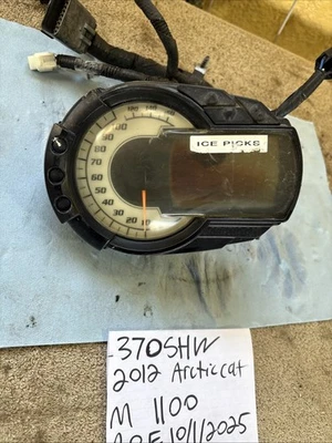 2012 arctic cat M 1100 speedometer gauge Dash Panel 370 - Image 1 of 4