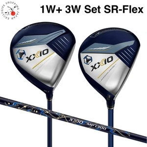 Dunlop XXIO 13 Navy Driver Fairway Wood 1W/3W 2p Set MP1300 SR-Flex Japan Model  - Picture 1 of 20