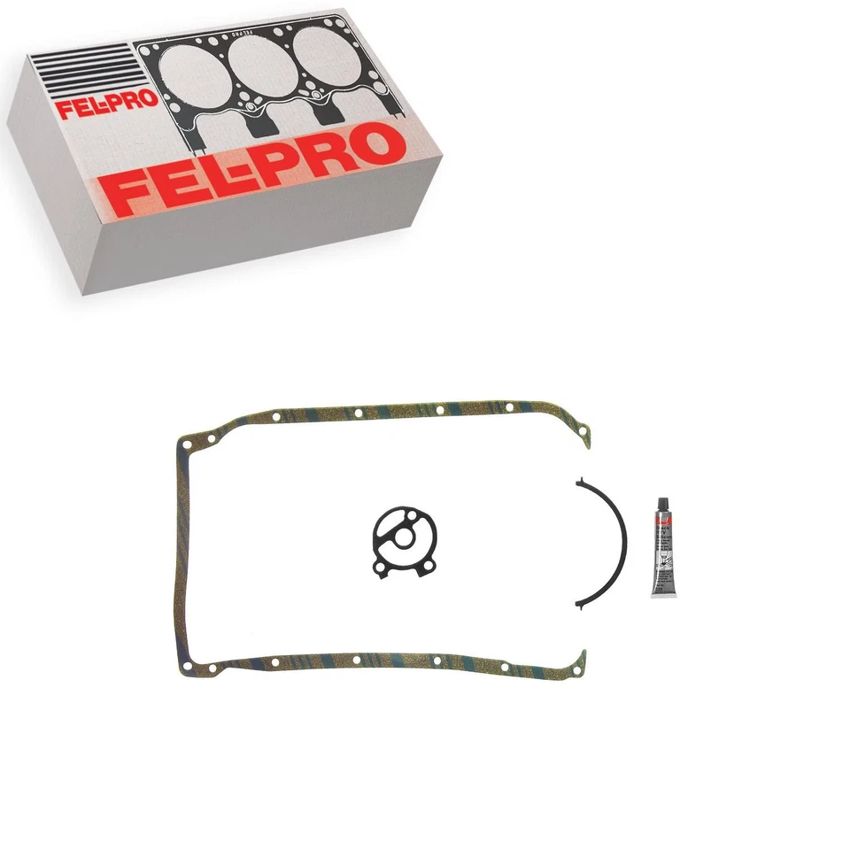 Fel-Pro Engine Oil Pan Gasket Set For 1987-1988 Oldsmobile Firenza 2.0L L4 - Image 1 of 1
