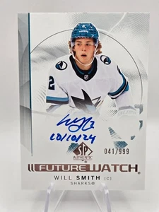 2024-25 UD SP Authentic WILL SMITH Auto w/ Inscription Future Watch #/999 Ducks - Picture 1 of 2
