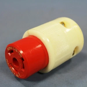 Leviton L12-20 Turn Locking Connector Plug NEMA L12-20R 20A 3Ø 480V Bulk 71220-C - Picture 1 of 5